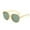 Green, variant on FYEGRE Stylish Round Frame Sunglasses with Solid Color and Modern Color Blocking Design for Everyday Outdoor Black