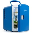 thumbnail image 1 of AstroAI Mini-Frigo, Réfrigérateur Électrique Portable 4 Litres/6 Canettes CA/CC pour Soins de la Peau, Boissons, Maison et Voiture, Bleu, 1 of 11