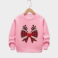 thumbnail image 1 of Cowsor Chandails en Molleton pour Filles Enfants Mignon Graphique Col Rond Chandail Tops Xmas Manches Longues Chemises de Vacances, 1 of 5