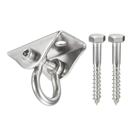 

Uxcell 304 Stainless Steel Swing Hangers 450kg Capacity Snap Hooks Silver Tone