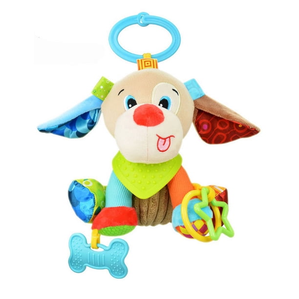 Juguete Peluche Niño Bebe Sonaja Y Mordedera Texturas Sozzy Dara Baby Jug0019