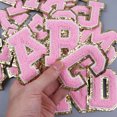 thumbnail image 5 of A-Z Appliques Embroidery Letters Iron on Patches Sew On Alphabet Appliques, 5 of 20