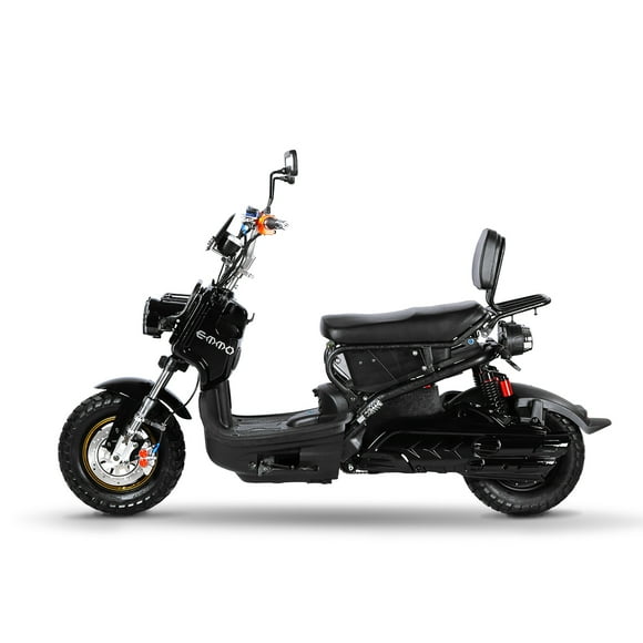 Emmo Monster Vélo Électrique - E-Scooter 2 Places - 84V - Autonomie de 110 km - Noir - Batterie Amovible