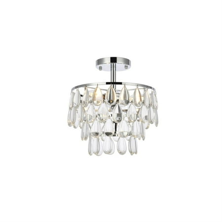 

Mila 12 inch flush mount in chrome