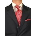 thumbnail image 3 of Mens Side Vent 2-piece Charcoal Cotton Classic Fit Suit DTI, 3 of 6