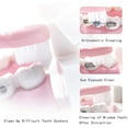 thumbnail image 4 of 4 Pieces Toothbrush Small Head End Tuft Toothbrush Orthodontic Soft Trim Wisdom, 4 of 9