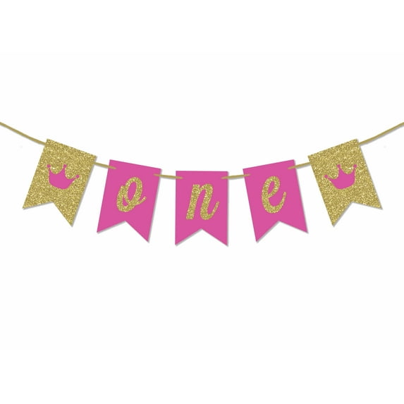 Inkdotpot Birthday Party DecorationsHappy Birthday Party GarlandBaby Girls PrincessPennant Banner Flag