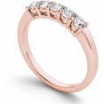 thumbnail image 2 of 1/2 Carat T.W. Diamond 14kt Rose Gold Wedding Band, 2 of 5