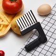 thumbnail image 3 of Antqov Kitchen Gadget Handheld Stainless Steel Potato Cutter Multifunctional Potato Chip Cutter Potato Potato Chip Cutter Cutter, Home Accessories, 3 of 9