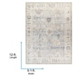 thumbnail image 5 of Livabliss x Becki Owens Marlene Vintage Medallion Area Rug,9'1" x 12',Pale Blue, 5 of 8