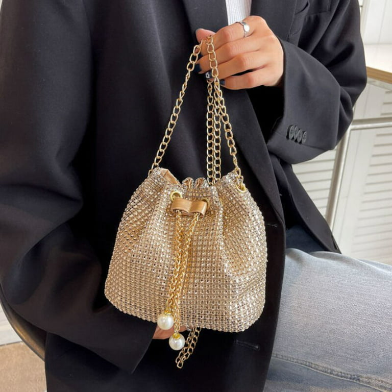 Luxury Women Dinner Clutch Pearl Handle Handbags And Purse Designer Ladies  Square Shoulder Bags Female Pink White Messenger Bag