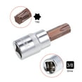 thumbnail image 3 of Uxcell 3/8" Drive x T50 Torx Bit Socket, S2 Steel Bits, CR-V Sockets 48mm Length (For Hand Use Only), 3 of 5