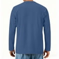 thumbnail image 4 of Dry Fit Long Sleeve Shirt for Men, Solid Color, Lightw8, Breathable, Pullover Top, Polyester Spandex, 1 Pc, 4 of 8