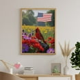 thumbnail image 6 of Diamond Art Kits for Adults, Red Bird Colorful Flowers Flag Field 5D Diamond Painting Kits for Adults Beginners, DIY Full Drill Diamond Painting, Gem Art and Crafts 12x16, 6 of 7