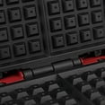 thumbnail image 3 of Better Chef Electric Nonstick Waffle Maker in Red, 3 of 5
