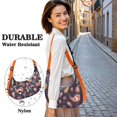 thumbnail image 5 of Sac à Bandoulière Boho, Sangle Ajustable, Nylon Léger, Design Cachemire Vintage, Sac Bandoulière pour Femmes, Compact, Portable, Voyage, Usage Extérieur, 5 of 5