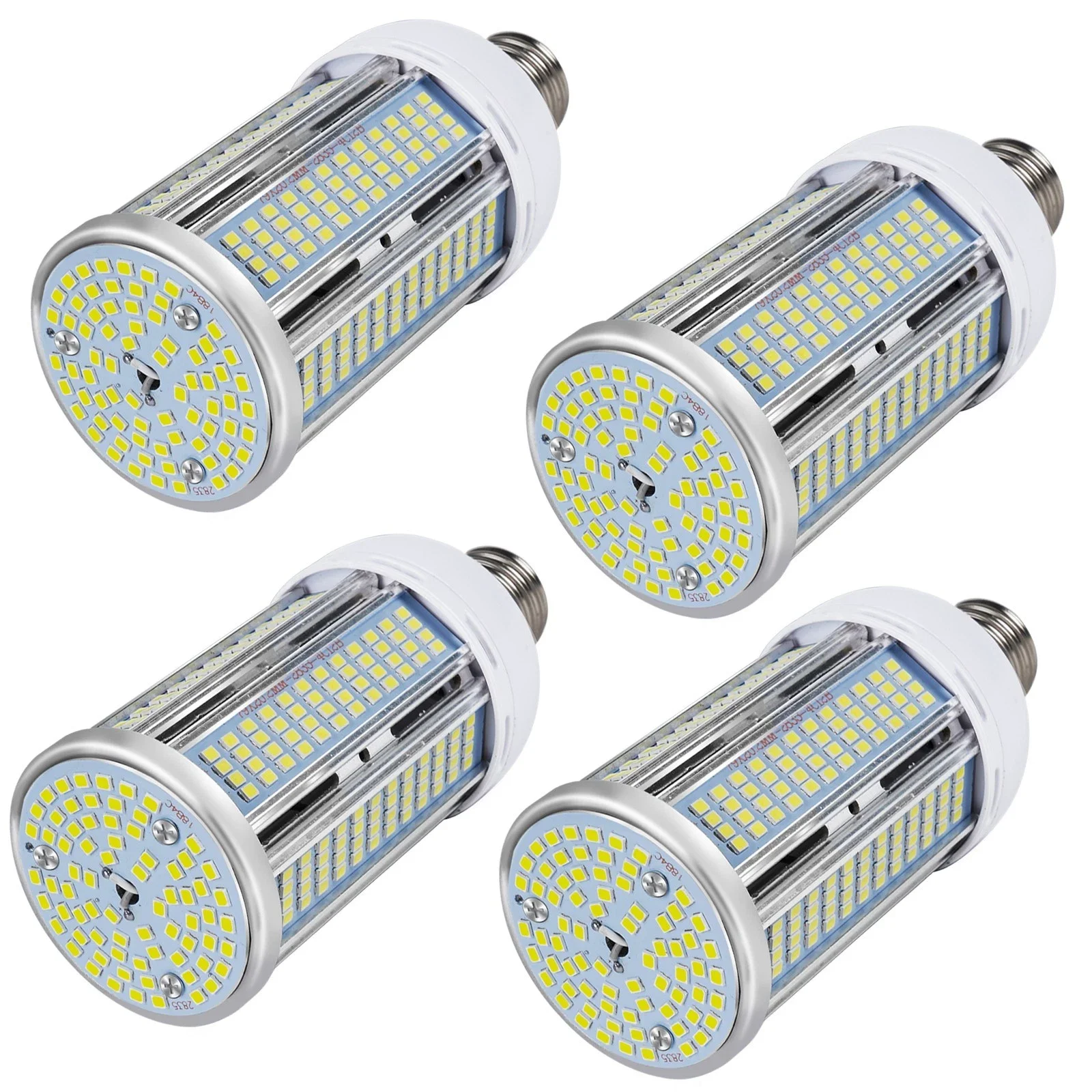 4Pack 400W Equivalent LED Corn Light Bulb 6000 Lumen Led Corn Bulb 50W Super Bright 5000K Daylight White E26/E27 Base LED Light Bulb for Home Garage Lighting Garage Backyard Office Household