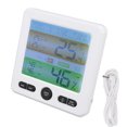 thumbnail image 2 of Indoor , DC5V Power Cable Digital Color Screen Alarm Pro Accuracy Calibration Digital Hygrometer Backlit Display Intelligent Bedside Clock Humidity Monitor For Home, 2 of 8