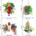 thumbnail image 6 of ZeenArt Bird Parakeet Toys, Bird Loofah Toys Foraging Hanging Toy for Cockatiel Conure African Finches, 6 of 7