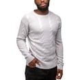 thumbnail image 3 of X RAY JEANS Mens Cable Knit Crewneck Pullover Sweater, Lilac Hint, 3XL, 3 of 6