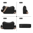 thumbnail image 3 of GAEKEAO Women's Shoulder Bag, Medium Handbag, Women's Leather Crossbody Bags with Adjustable Coloured Strap, 3 of 6