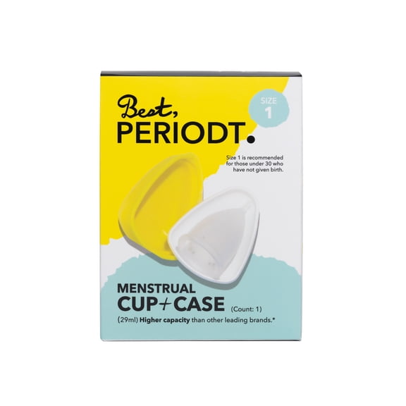 Best, Periodt. Reusable Menstrual Cup - Size 1, 1 count, Includes Carrying Case
