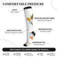 thumbnail image 3 of Bixox Gnomes Honey Bee Print Compression Socks,Compression Socks Women & Men Circulation for Medical,Running,Athletic, 3 of 7