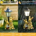 thumbnail image 2 of Garden Statues, Garden Sculptures & Statues Outdoor, Yard Decor Housewarming Gifts for Patio, Yard, Balcony Decorations (Rabbit), 2 of 6