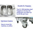 thumbnail image 3 of INTBUYING Commercial 3 Flavors Soft Ice Cream Cones Machine LCD Display 20-30L/H, 3 of 13