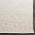 thumbnail image 3 of Safavieh Montauk Collection MTK601R Handmade Cotton Area Rug, 6' x 9', Beige / Ivory, 3 of 3