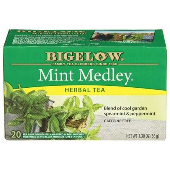 2X - Bigelow Mint Medley Tea 20 ct Package May Vary