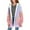 Pinks, variant on Women's Fuzzy Fleece Pullover Hoodies, Casual Button down Overcoat with Pocket, Warm Winter Style