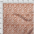 thumbnail image 3 of oneOone Cotton Flex Orange Fabric Ikat Sewing Material Print Fabric By The Yard 40 Inch Wide, 3 of 5