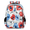 Blue, variant on Sea Turtle Multi-Functional Backpack, 16" Waterproof Travel Casual Daypack with Reflective Strip, Swimming Ocean Turtle Work Laptop Backpack for Men Women