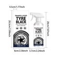 thumbnail image 3 of Tire Cleaner and for Cars, Trucks, SUVs – , Anti-Cracking, Long-Lasting Protection, Restores Deep Black Shine, 3 of 9
