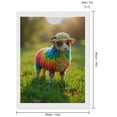 thumbnail image 2 of Diamond Art Kits for Adults, Rainbow Sheep With Sunglasses 5D Diamond Painting Kits for Adults Beginners, DIY Full Drill Diamond Painting, Gem Art and Crafts 12x16, 2 of 7