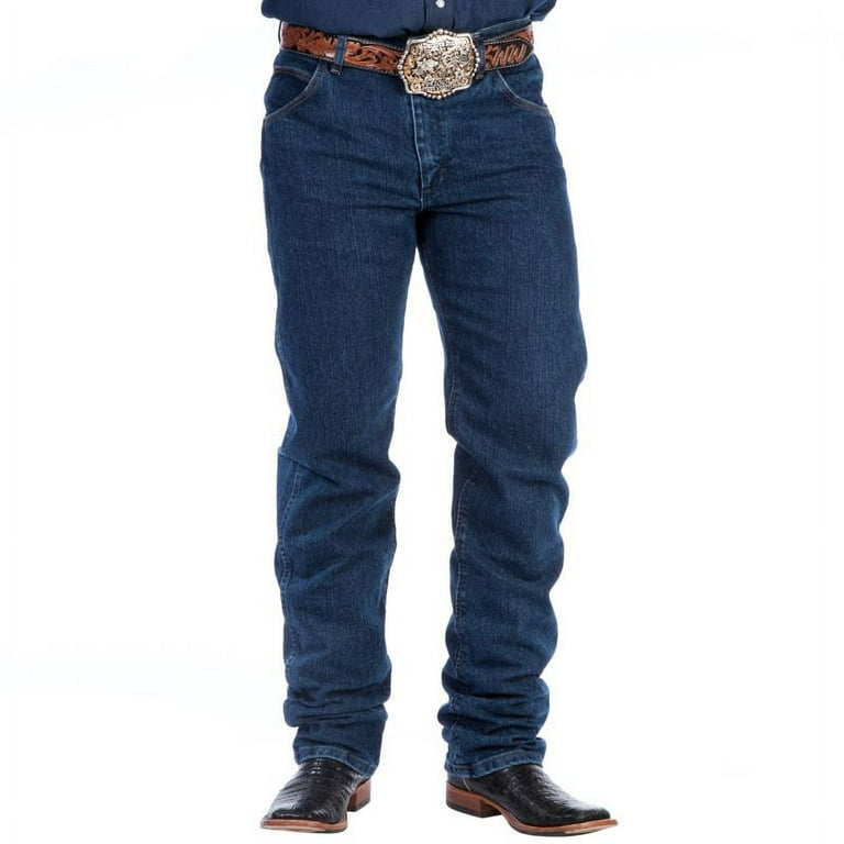 Wrangler Men's Premium Performance Advanced Comfort Mid Stone Jeans Med  Stone 42W x 34L