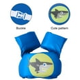 thumbnail image 2 of OMZER Puddle Jumper Kids Life Jacket 30-50 lbs - Swimmer Blue Shark Flotation Vest, Blue Shark Swim Vest with Water Wings Floatation Device for Children, 2 of 6