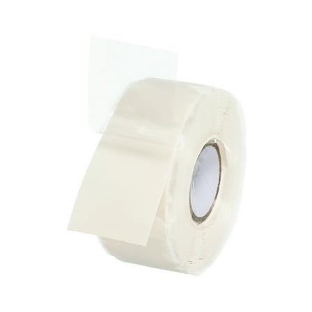 Uxcell Grip Tape, Self-Fusing Silicone Tape 17ft, Sealing Repair Wrap Tape, White 1 Pcs