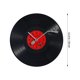 thumbnail image 4 of Reloj de pared creativo con forma de disco de vinilo, reloj de pared decorativo para interiores, decoración del hogar, 4 of 7