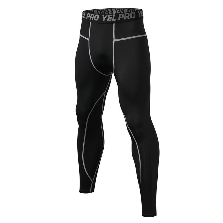 Mens Compression Pants Sports Tights for Men Gym Running Baselayer