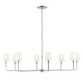 thumbnail image 6 of 52521PN Kichler Lighting Pallas - 8 Light Chandelier-16.75 Inches Tall and 52 Inches Wide-Polished Nickel Finish, 6 of 10