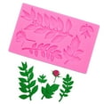 thumbnail image 6 of piaybook Baking Molds Christmas Branch Flower Vine Rose Silicone Tool Fondant Cake Texture Tool Baking Edge Glue Decoration Different Shape Easy To Clean for Chocolate,Cake,Candy,Cookie, 6 of 9