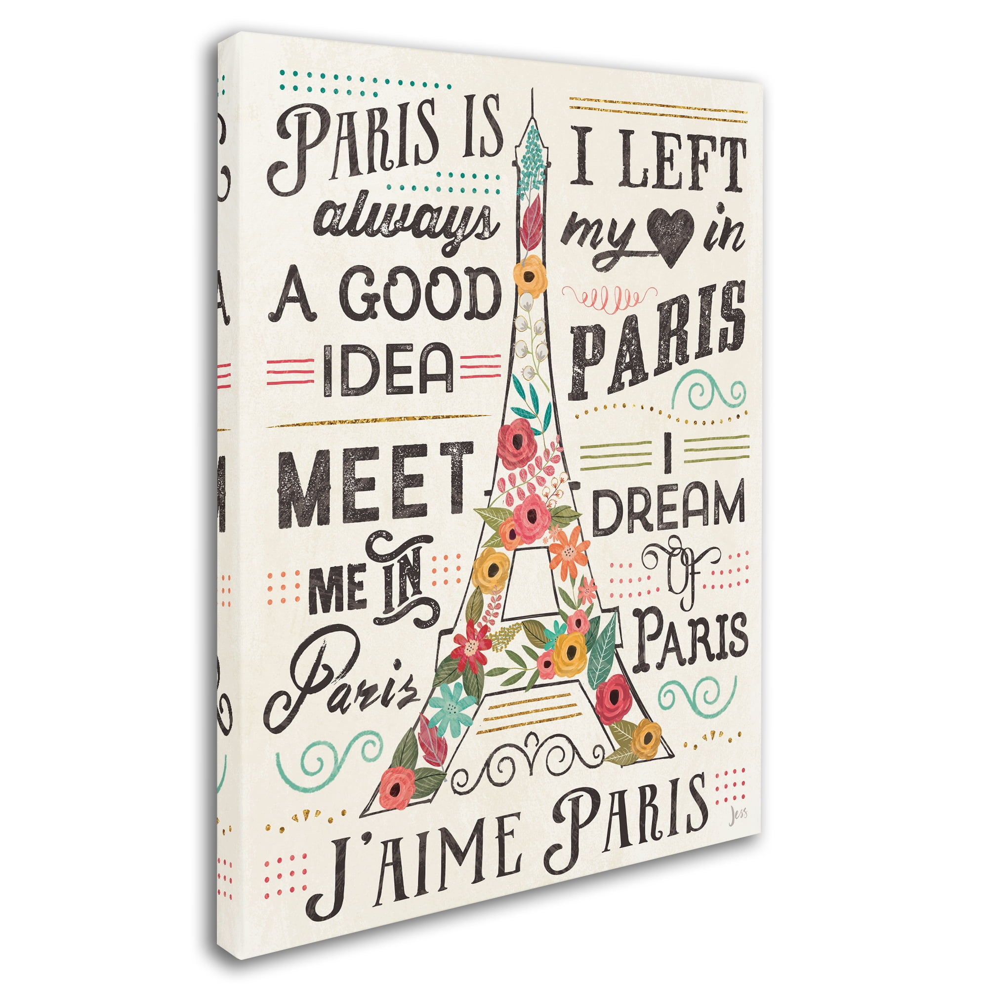 Trademark Fine Art 'Travel Blossoms I Light' Canvas Art by Jess Aiken