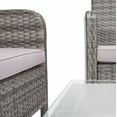 thumbnail image 5 of SAFAVIEH Outdoor Collection Aboka 4-Piece Patio Set Grey/Grey, 5 of 8