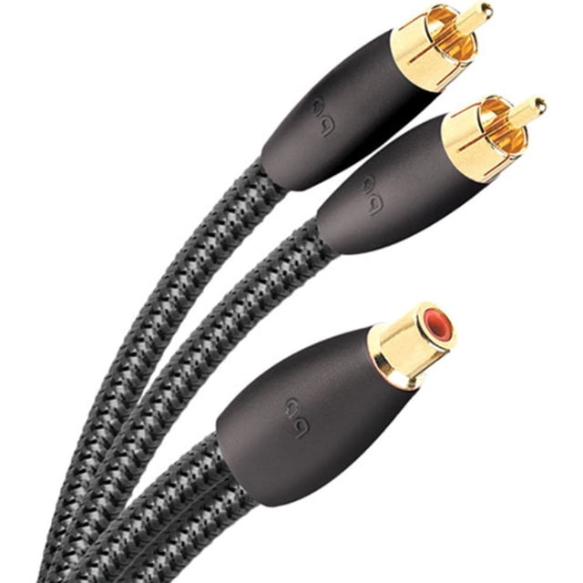 Cable AudioQuest F22M-FLX-X Conector RCA Hembra a 2 RCA Macho Gris