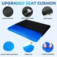 thumbnail image 4 of Gel Seat Cushion for Long Sitting Pressure Relief(Super Large&Thick) -Wheelchair Cushion for Pressure Sores - Coccyx,Sciatica & Tailbone Pain Relief Cushion- Non-Slip Butt Pillow for Offic, 4 of 10