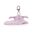 thumbnail image 3 of Lavender Dragon Bag Charm - 8.66in, Charming Dragon - Themed Bag Accessory, 3 of 3