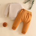 thumbnail image 3 of Ruyang Toddler Halloween Outfit Boy Girl Pumpkin Patch Pocket Crew Neck Sweatshirt Joggers Set Halloween Fall Baby Clothes, 3 of 4