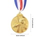 thumbnail image 2 of Medallas de fútbol Medallas de metal Medallas Medallas deportivas para favores de fiesta Gold, 2 of 4